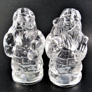 NIB GORHAM SANTA SALT/PEPPER SHAKERS MADE IN GERMANY